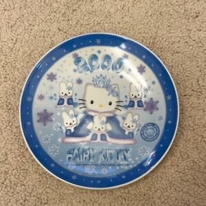 2000 Sanrio Fairy Kitty Blue Decorative Plate
